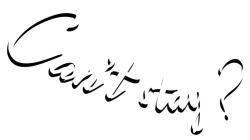 Can'tstay